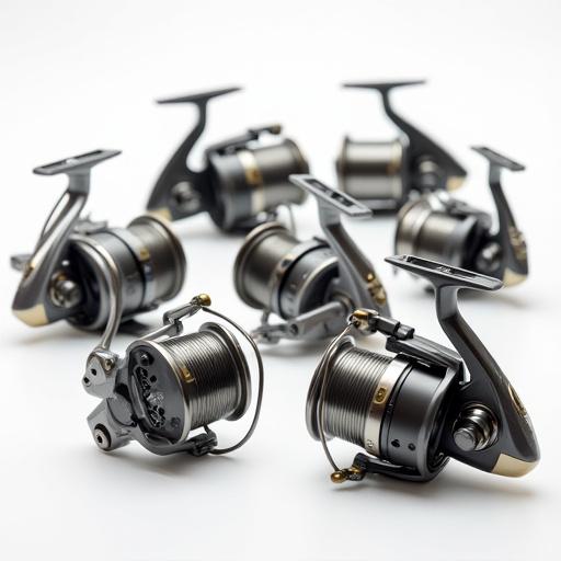 Mulinelli da pesca a frizione anteriore e posteriore, vari modelli